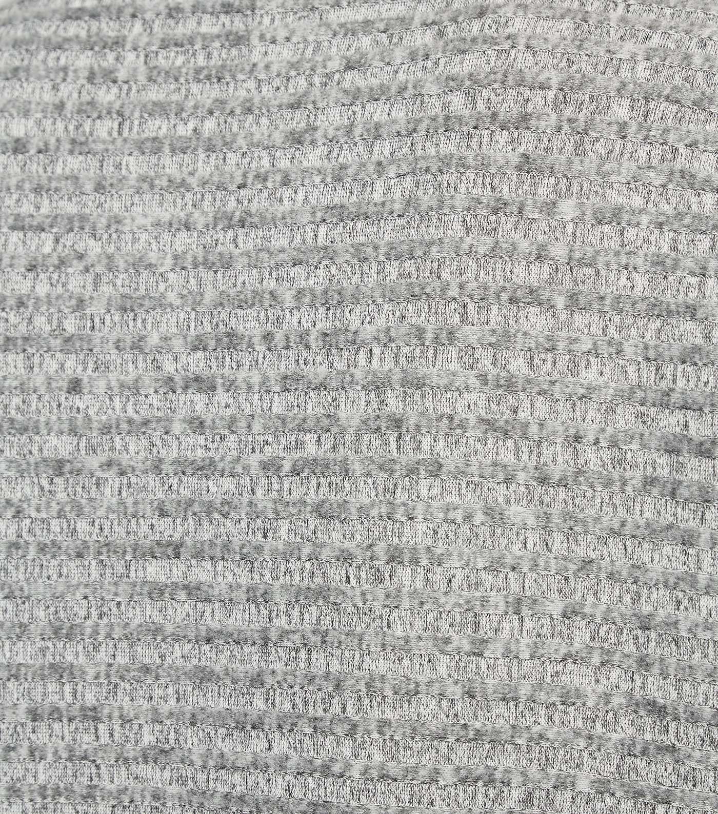 Pale Grey Fine Knit Crop Jumper Image 6