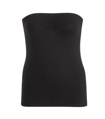 Strapless on sale black top