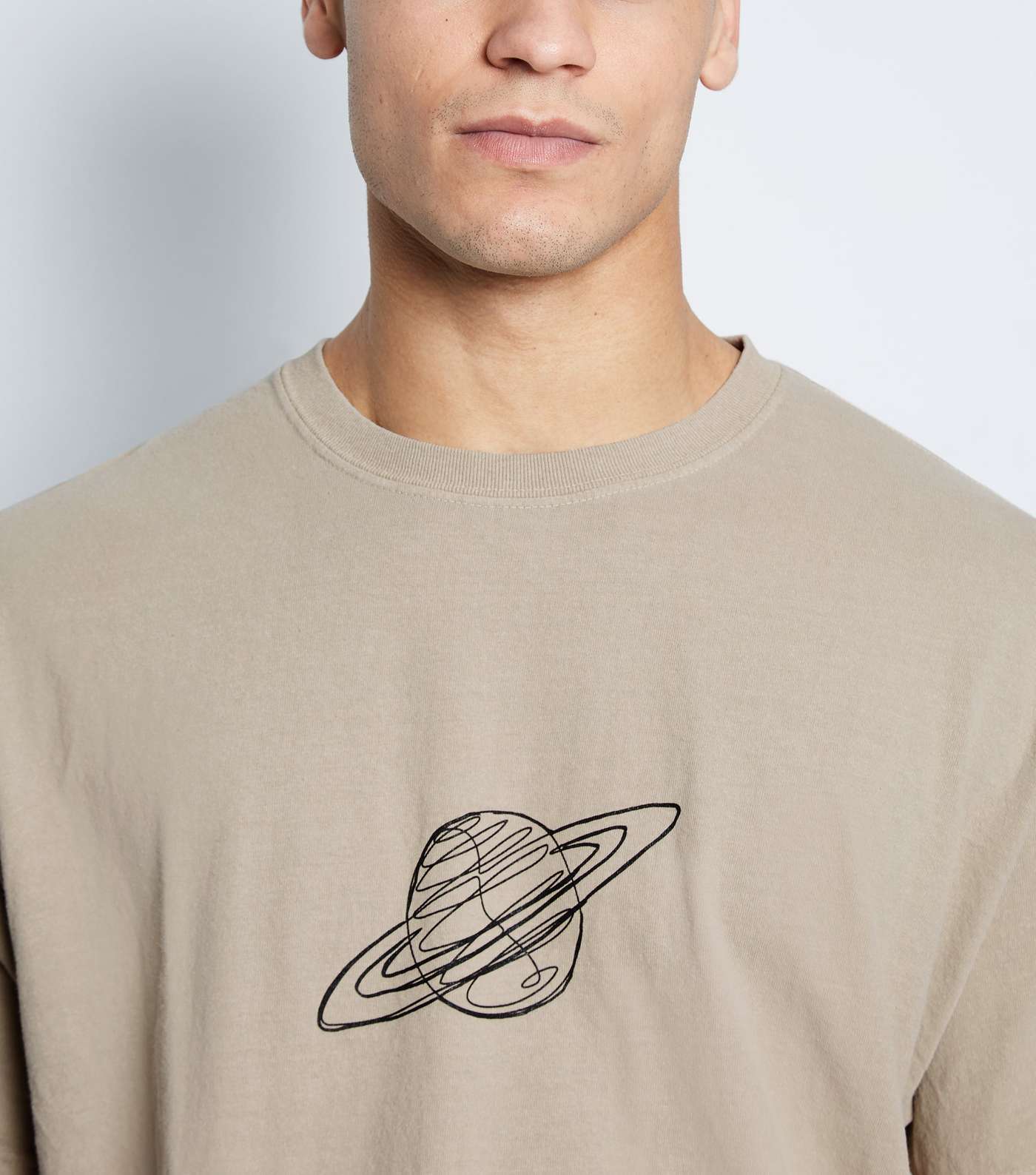 Stone Saturn Sketch T-Shirt Image 5