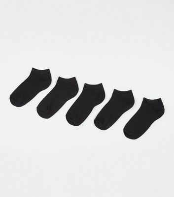 plain black sock trainers