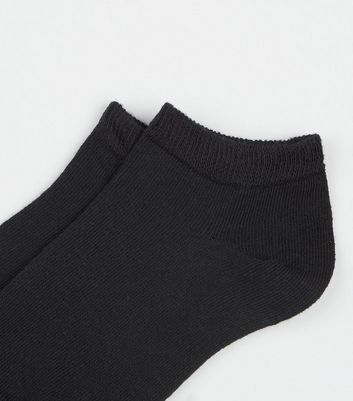 plain black sock trainers