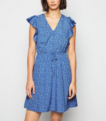 new look blue summer dress