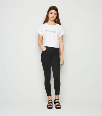 new look girls black jeans