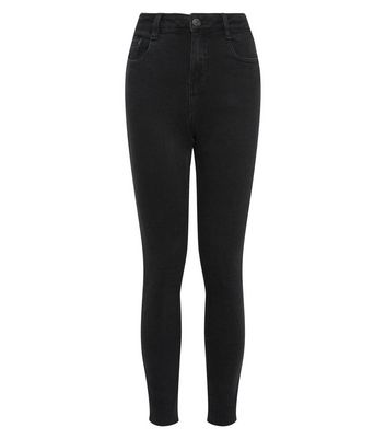 black high waisted jeans