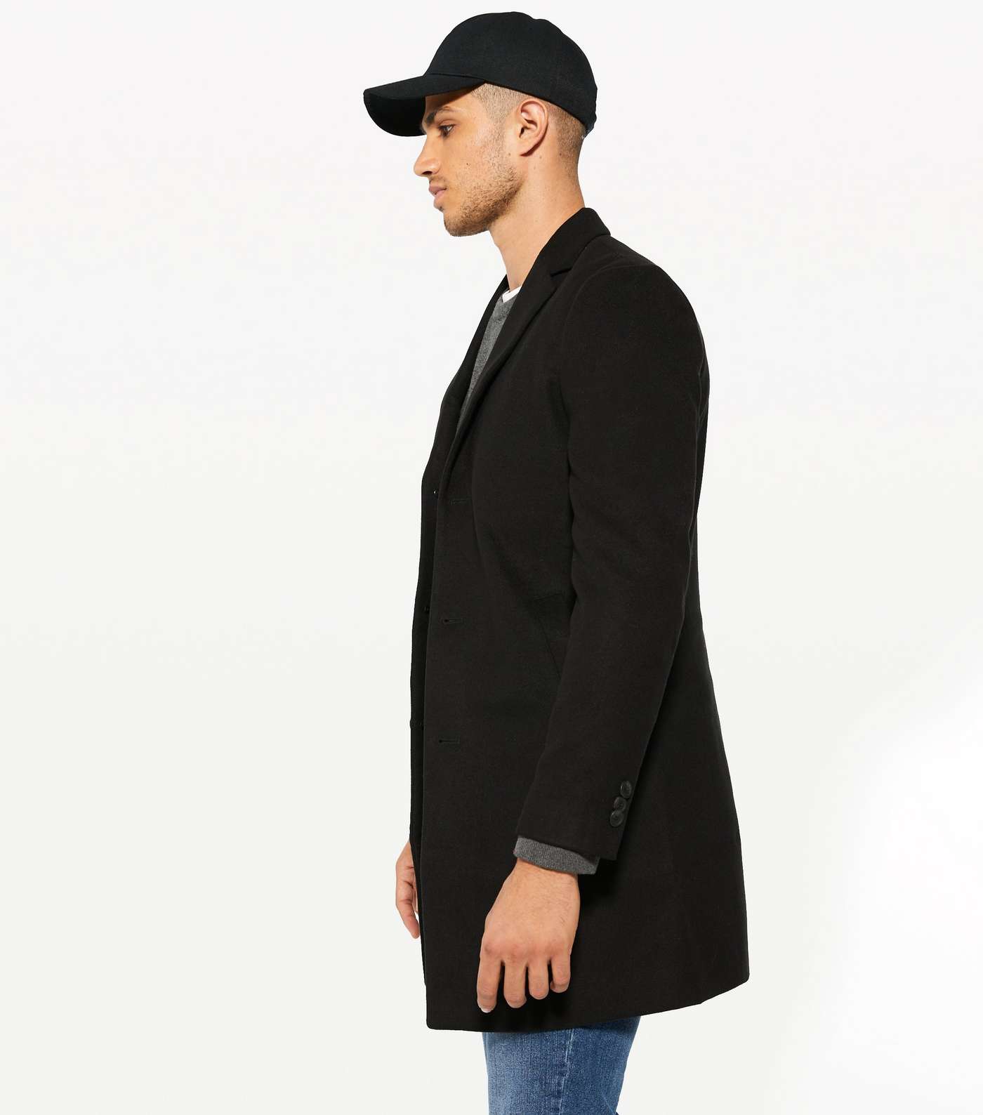 Black Long Coat Image 2