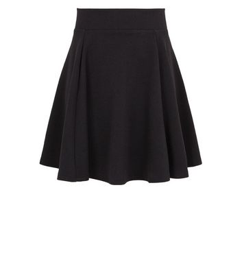 Girls Black Skater Skirt | New Look
