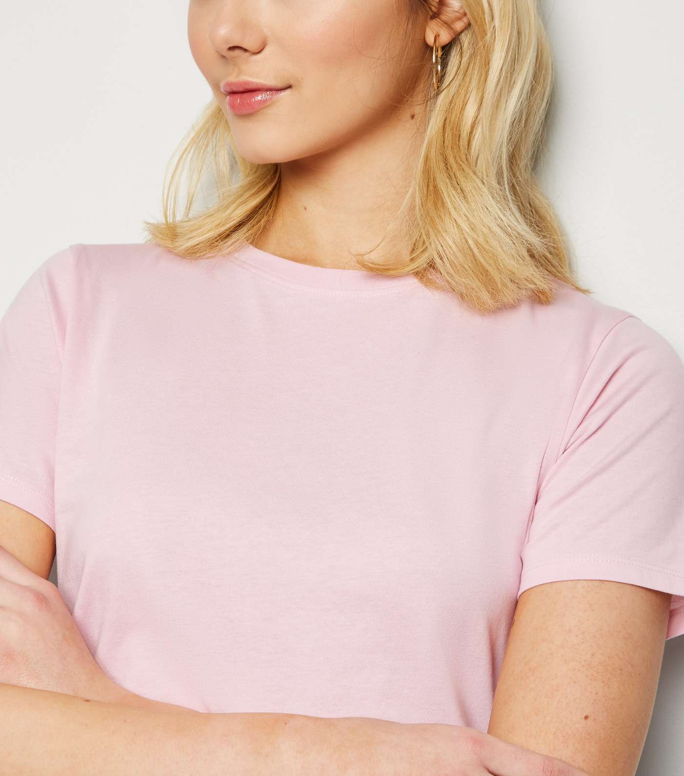 Mid Pink Short Sleeve Crew T-Shirt Image 5
