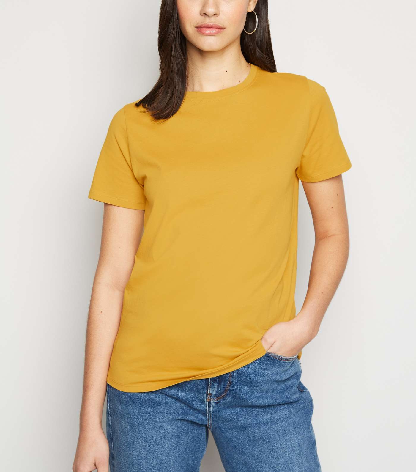 Mustard Short Sleeve Crew T-Shirt