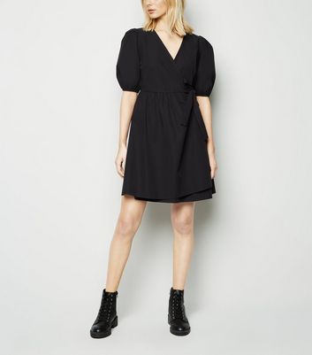 new look puff sleeve dress