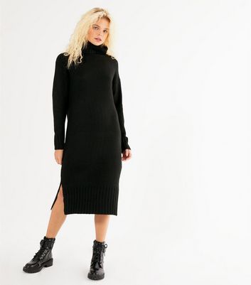 New look black jumper dress hotsell