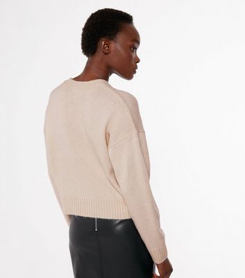 Fine knit cropped jumper sale