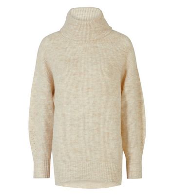 cream slouchy jumper