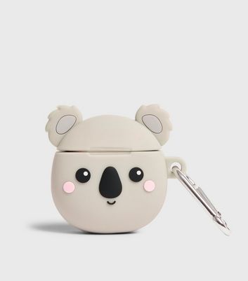 Image of Pale Grey Mini Case for AirPods 1 & 2 New Look