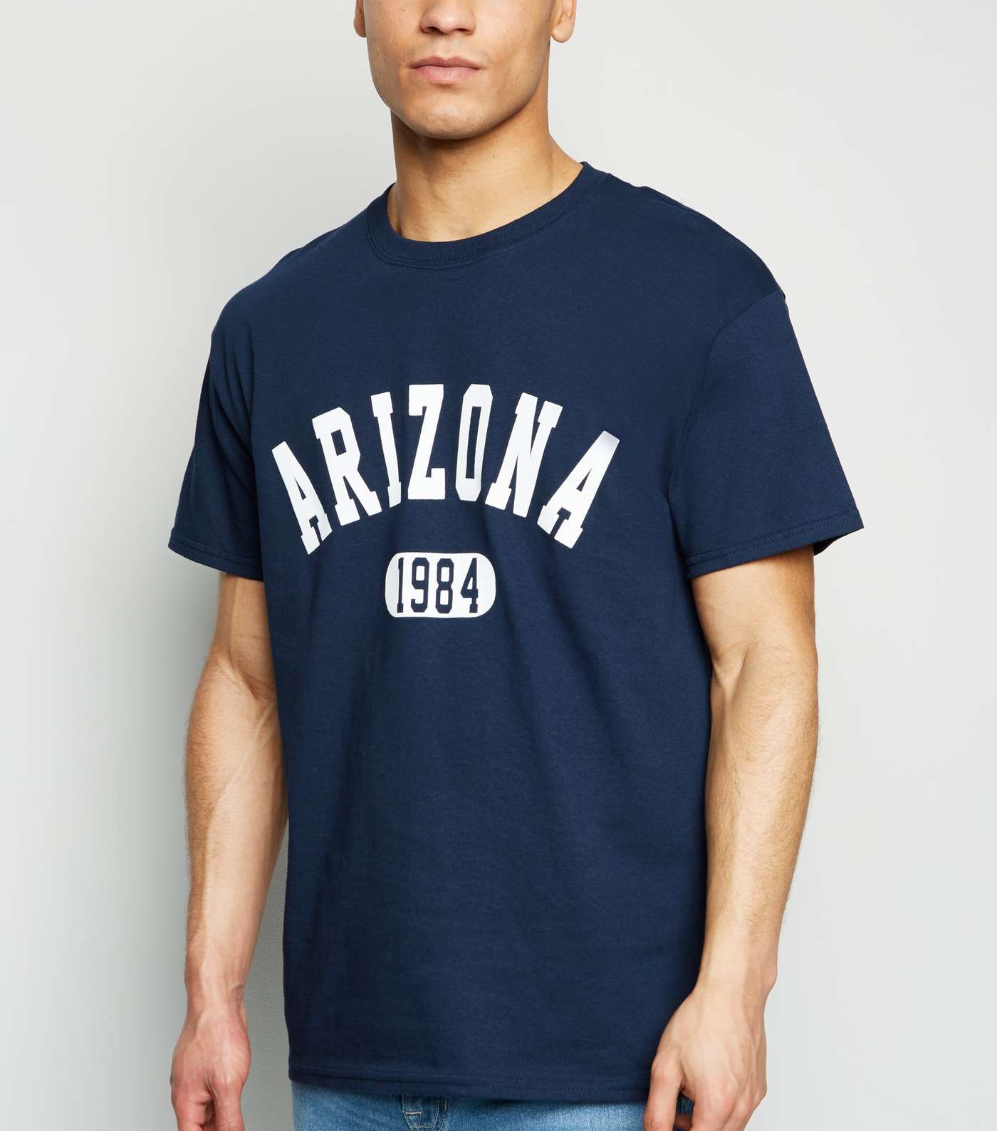 Navy Arizona Slogan T-Shirt