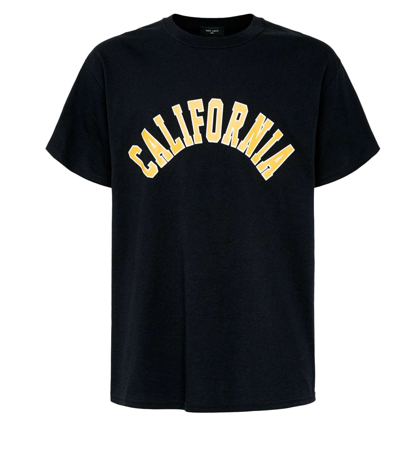 Black California Slogan T-Shirt Image 4