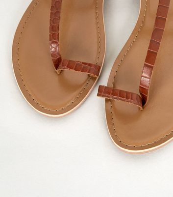 Tan 2025 croc sandals