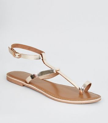 Zohar | Black Leather Toe Ring Sandal – Jerusalem Sandals