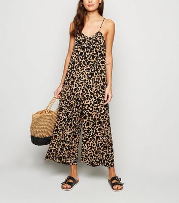 new look leopard print jumpsuit