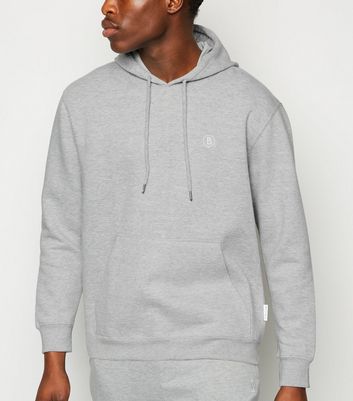 grey marl hoodie