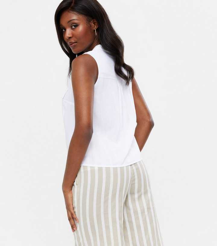 new look sleeveless t shirt