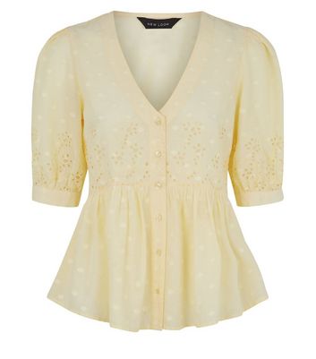 New look cheap yellow blouse