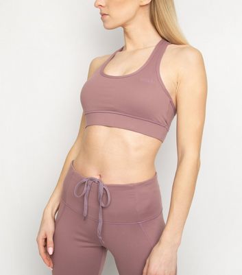 lilac sports bra