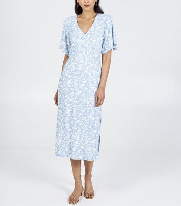 new look pale blue dress