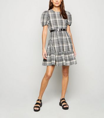 smock dress with belt