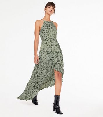 green spot dress oasis