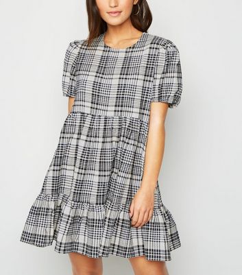 new look crinkle smock dress