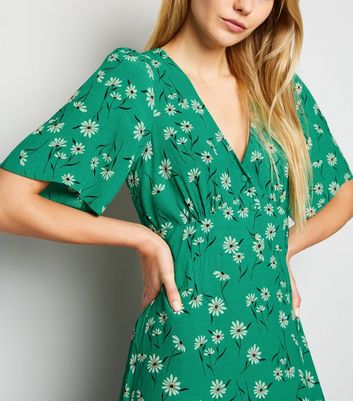 green summer dress