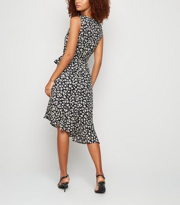 leopard print asymmetrical dress