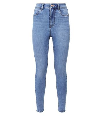 blue skinny jeggings