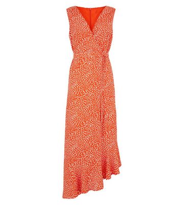 new look orange maxi dress