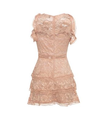 Ax paris cold shoulder lace clearance dress