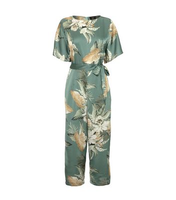 khaki green jumpsuit new look