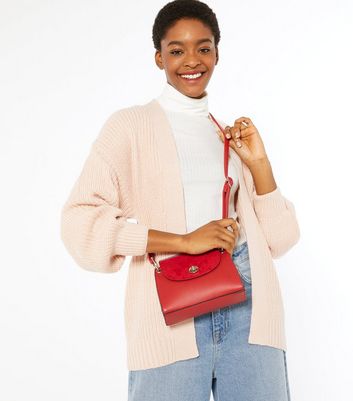 red handbag new look