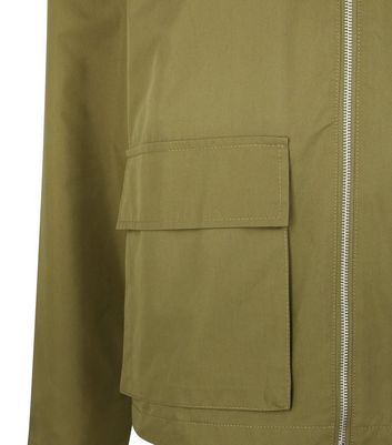 Image of Khaki Light Utility Jacket New Look
