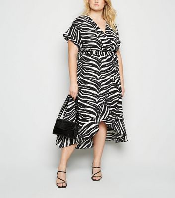 zebra dress new look