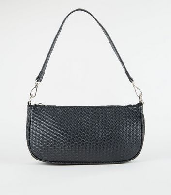 new look woven bag