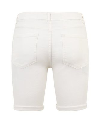 shop for Men's White Denim Shorts New Look at Shopo