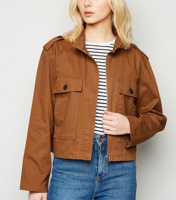 Tan light outlet jacket