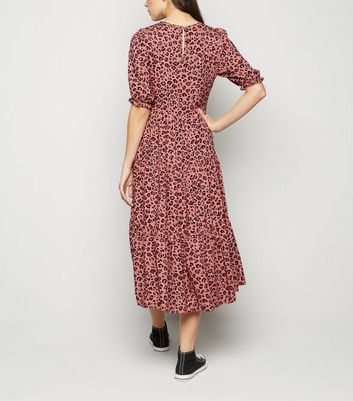 newlook leopard print dress