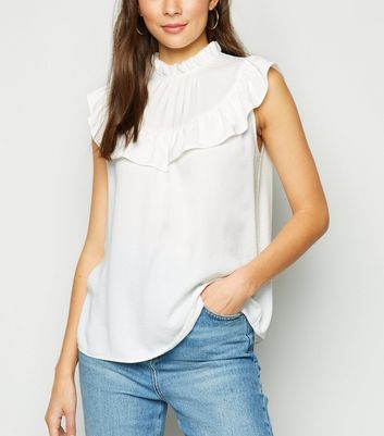 high neck blouse new look