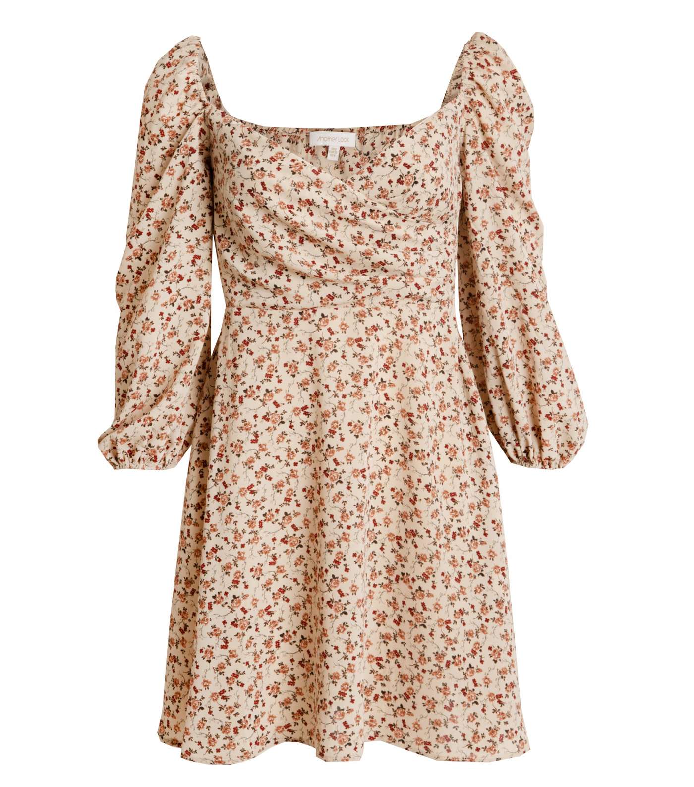 Another Look Stone Ditsy Floral Dress Image 4