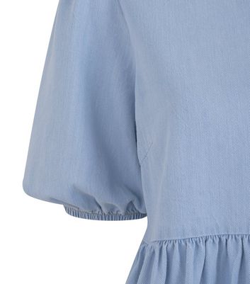 new look denim smock dress