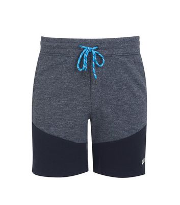 Image of Jack & Jones Bright Blue Colour Block Jersey Shorts New Look