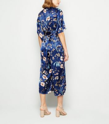 satin kimono jumpsuit