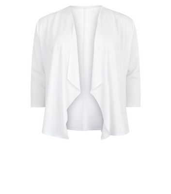 white waterfall jacket