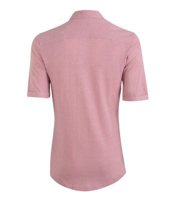 Image of Only & Sons Pink Short Sleeve Shirt New Look